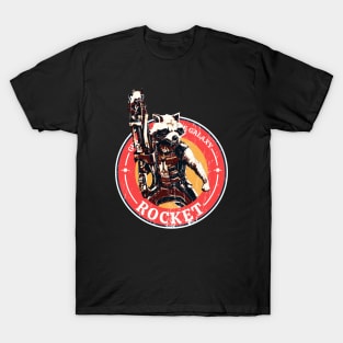 raccoon- the protector of galaxy T-Shirt